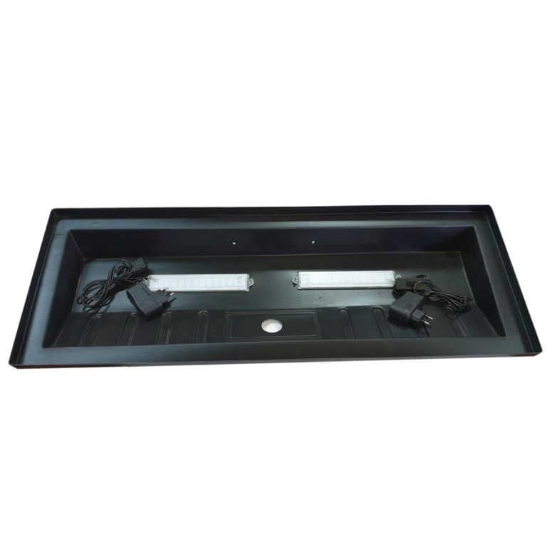 36" CANOPY WITH 2x LED LIGHTS - 915 x 335mm - Thumbnail Image 1