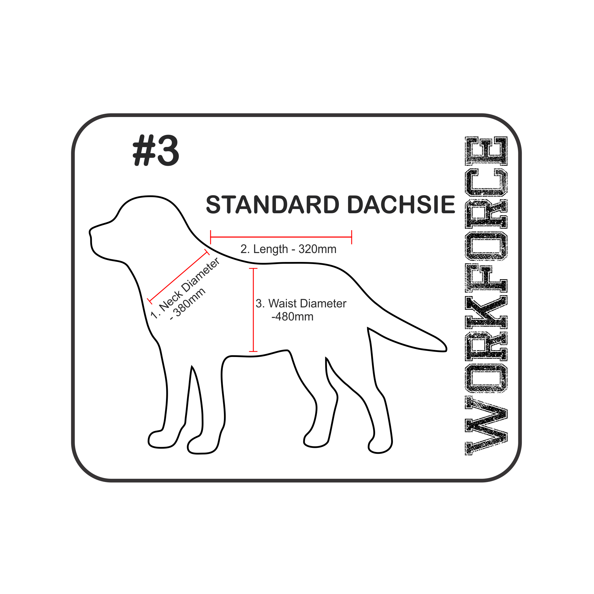 DOG JACKET # 3 - DENIM / SHEEPSKIN - Image 2