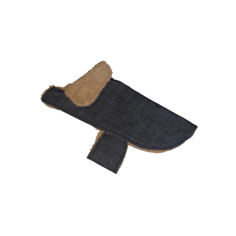 DOG JACKET # 3 - DENIM / SHEEPSKIN - Thumbnail Image 1