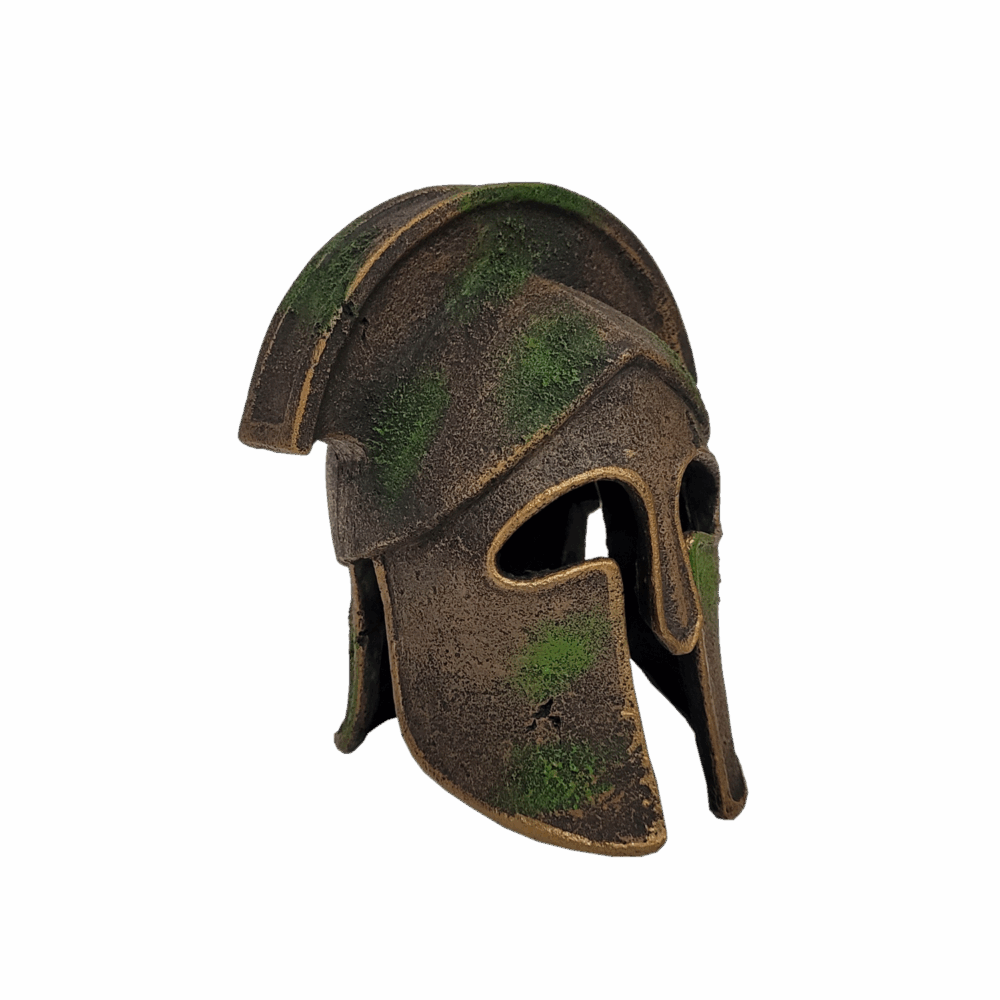AQUARIUM GLADIATOR HELMET ORNAMENT - Image 1