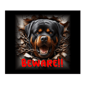DOG SIGN - SUPERDOG ROTTWEILER # 2