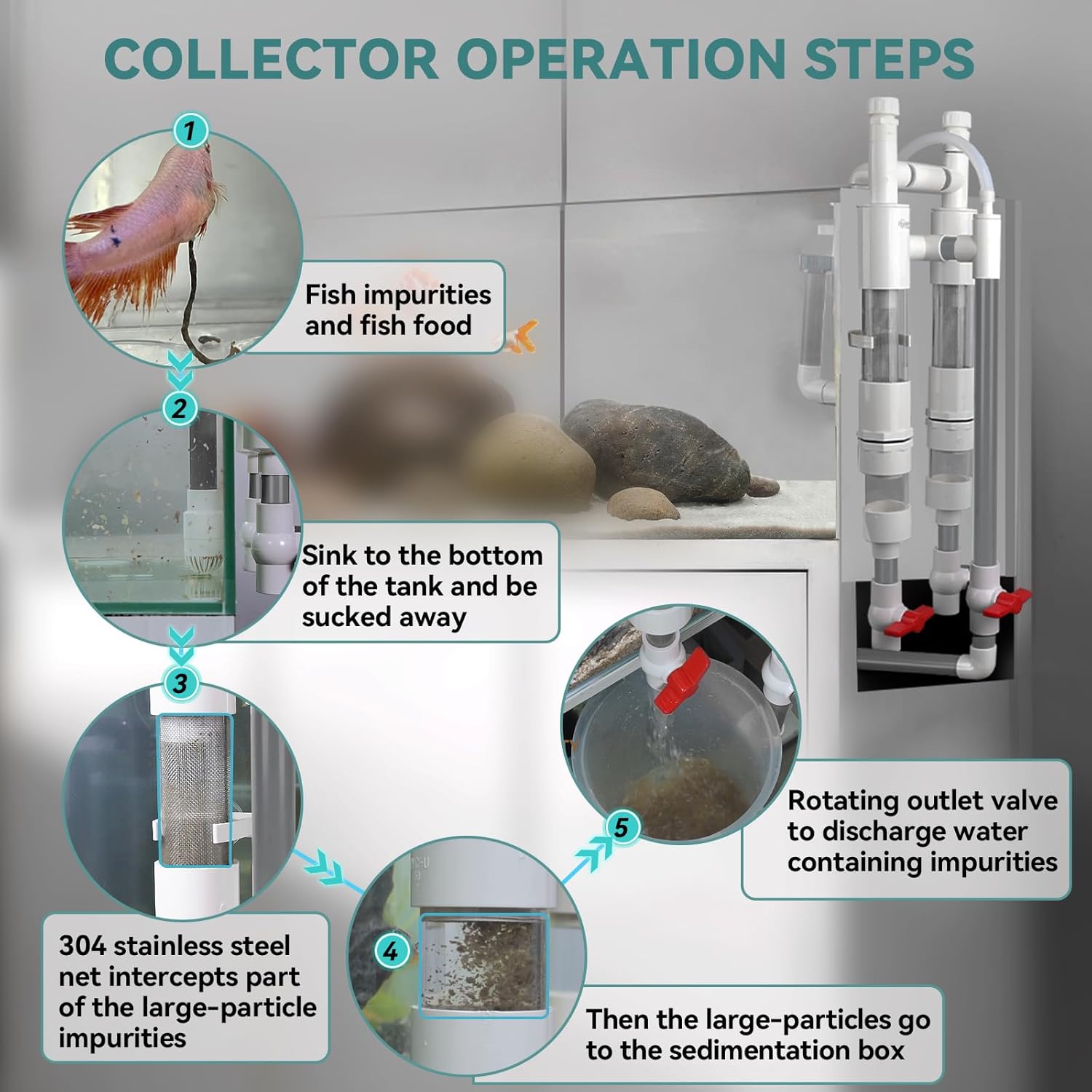 HYGGER FISH WASTE COLLECTOR GREY - HG141-G - Image 6