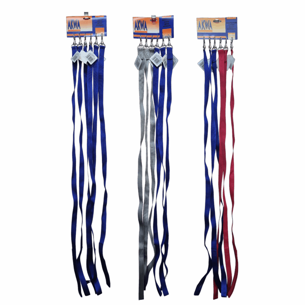 DOG LEAD NYLON - SET OF 6/1.2m LONG - Image 1