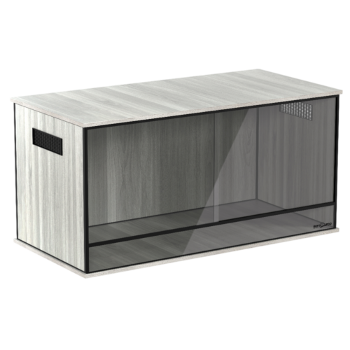 WOOD/GLASS VIVARIUM - 120x59x59cm GREY - Image 1