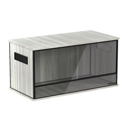 WOOD/GLASS VIVARIUM - 90x45x45cm GREY - Image 1
